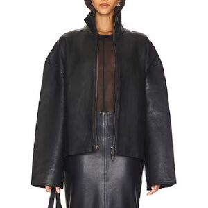 Remain Black Leather Jacket